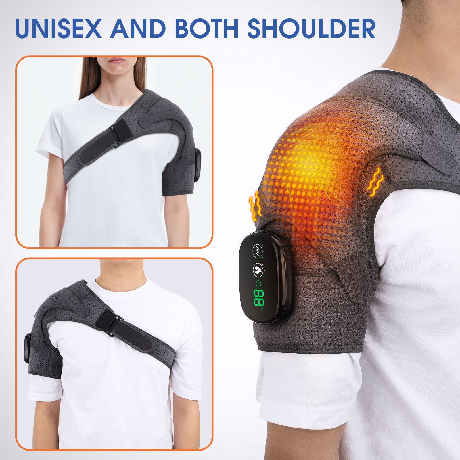 Heating Shoulder Massage Belt